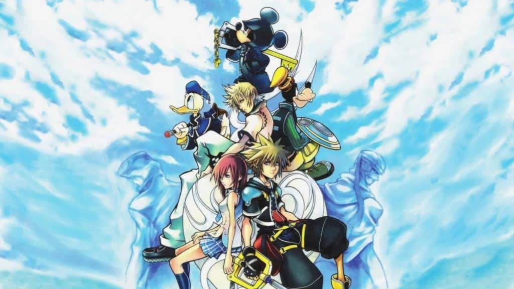 O imagine a membrilor de bază ai Kingdom Hearts 2