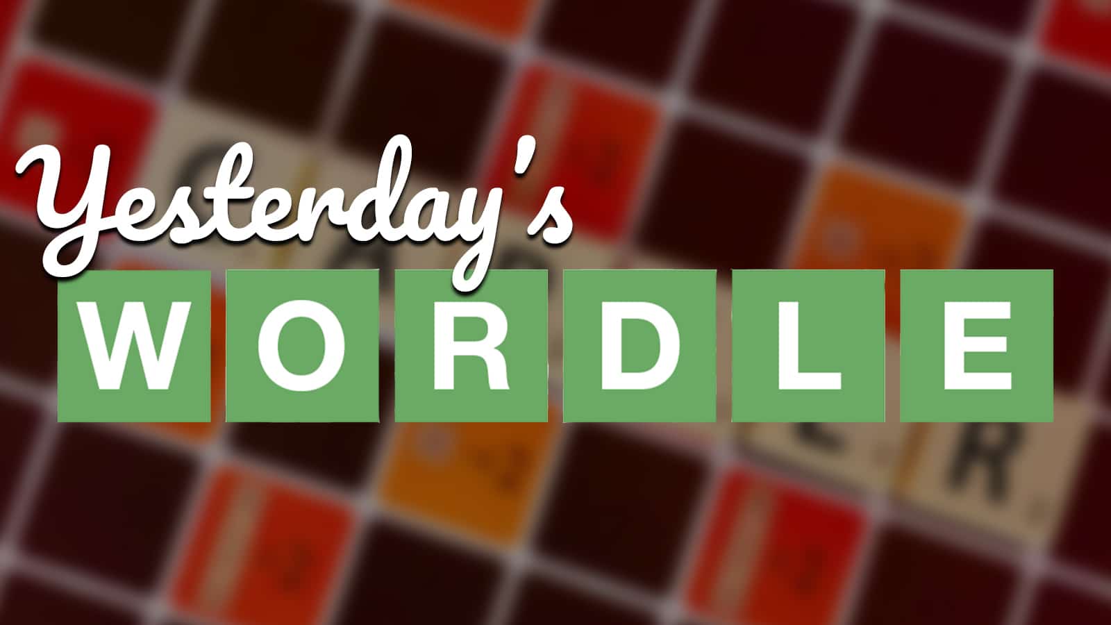 Yesterday's Wordle word (November 23): What was yesterday's Wordle answer?