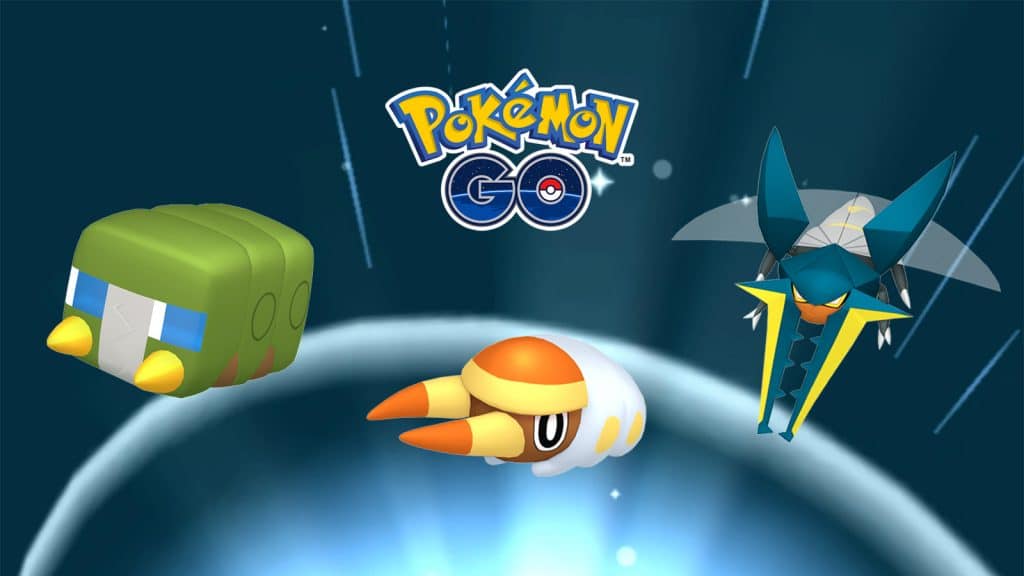 Grubbin brilhante e Vikavolt em Pokemon Go