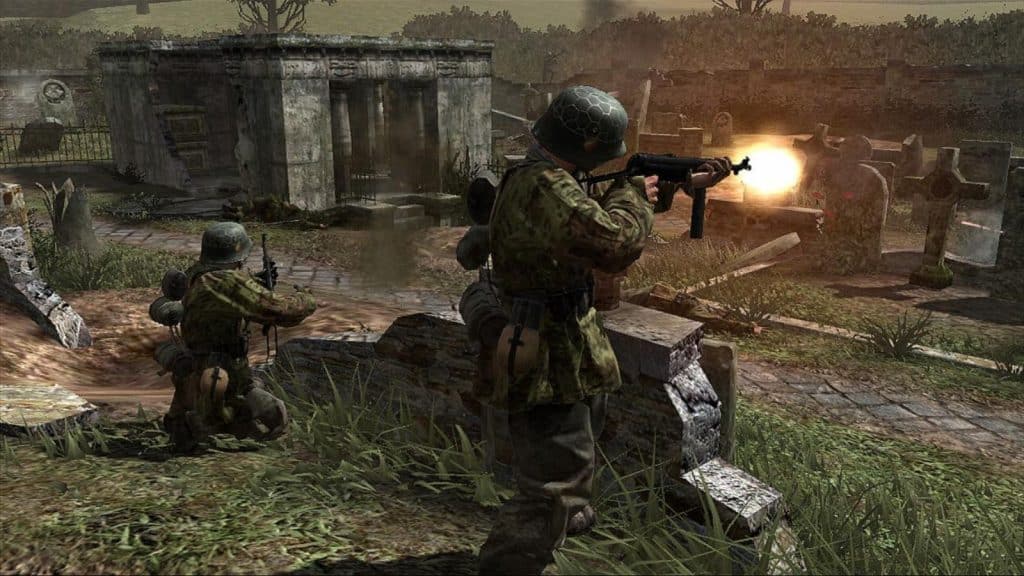 Disparo de 3 personajes de Call of Duty