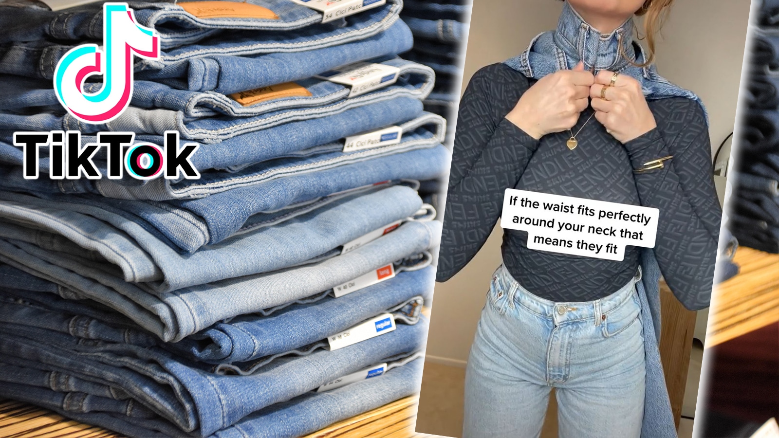 Genius TikTok hack helps shoppers see if jeans fit without trying them on -  Dexerto