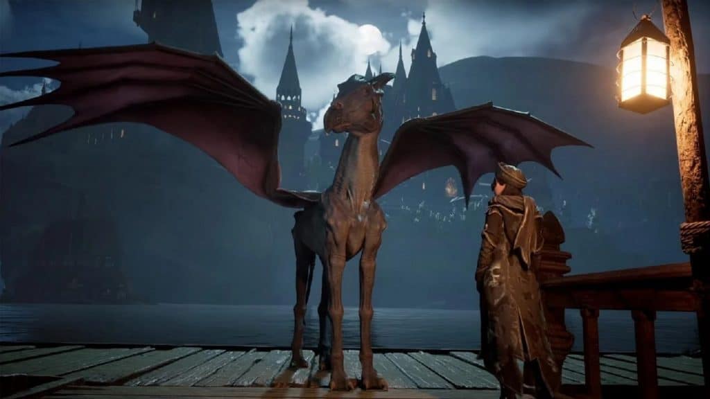 Hogwarts mirasında Thestral əvvəlcədən sifariş bonusunun görüntüsü