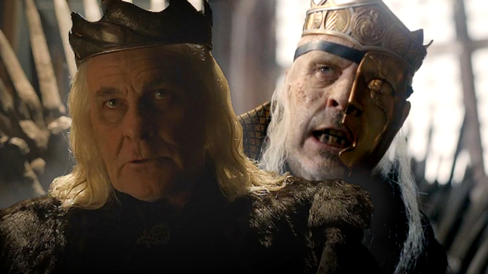 The Mad King และ Viserys ใน Game of Thrones และ House of the Dragon, Targaryen Kings สองคน