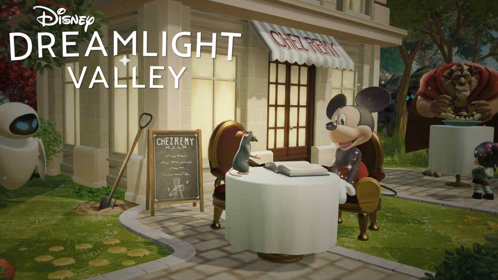迪士尼Dreamlight Valley與Remy和Mickey烹飪