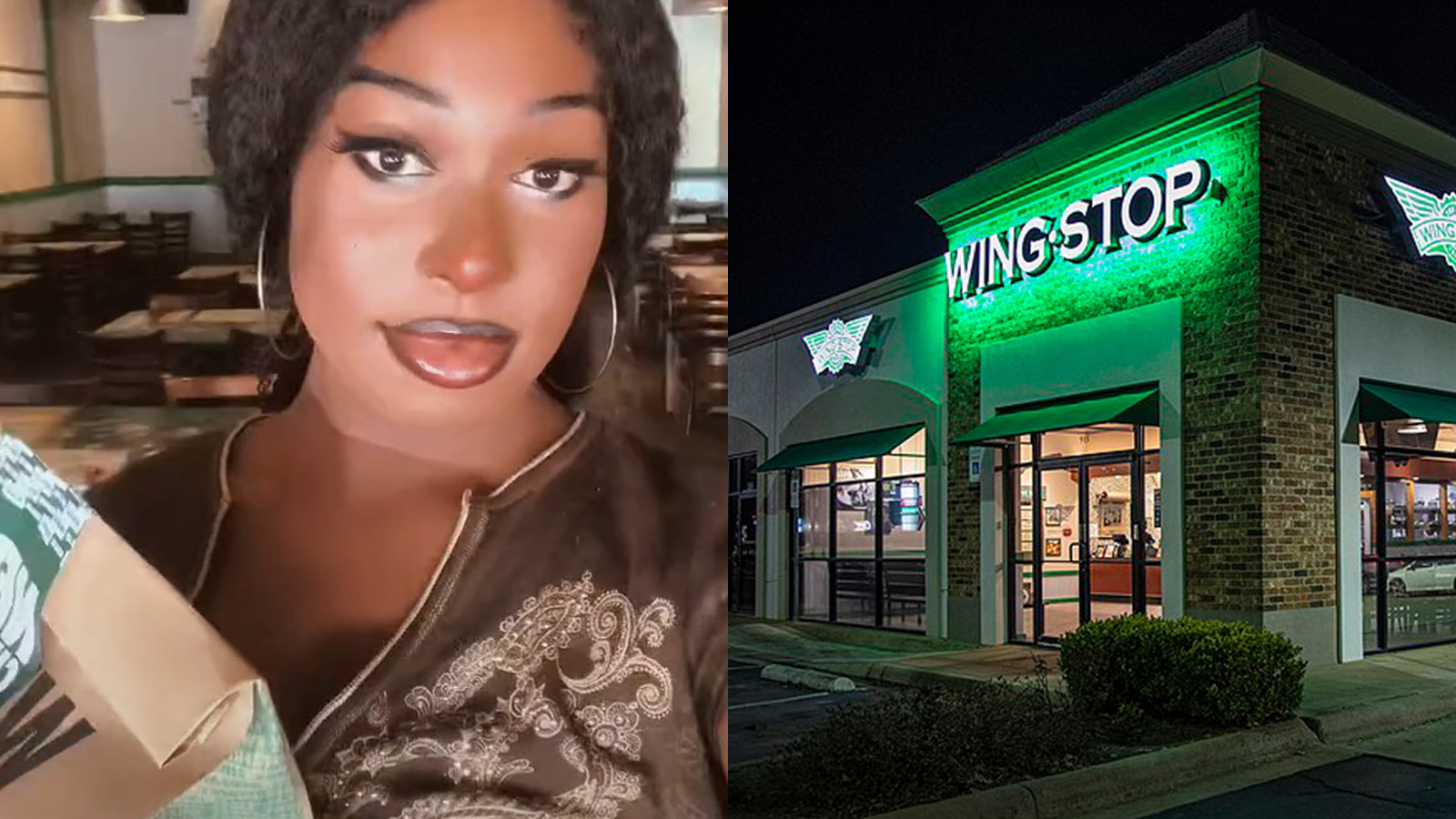 TikToker claims Wingstop locked her inside store for allegedly stealing