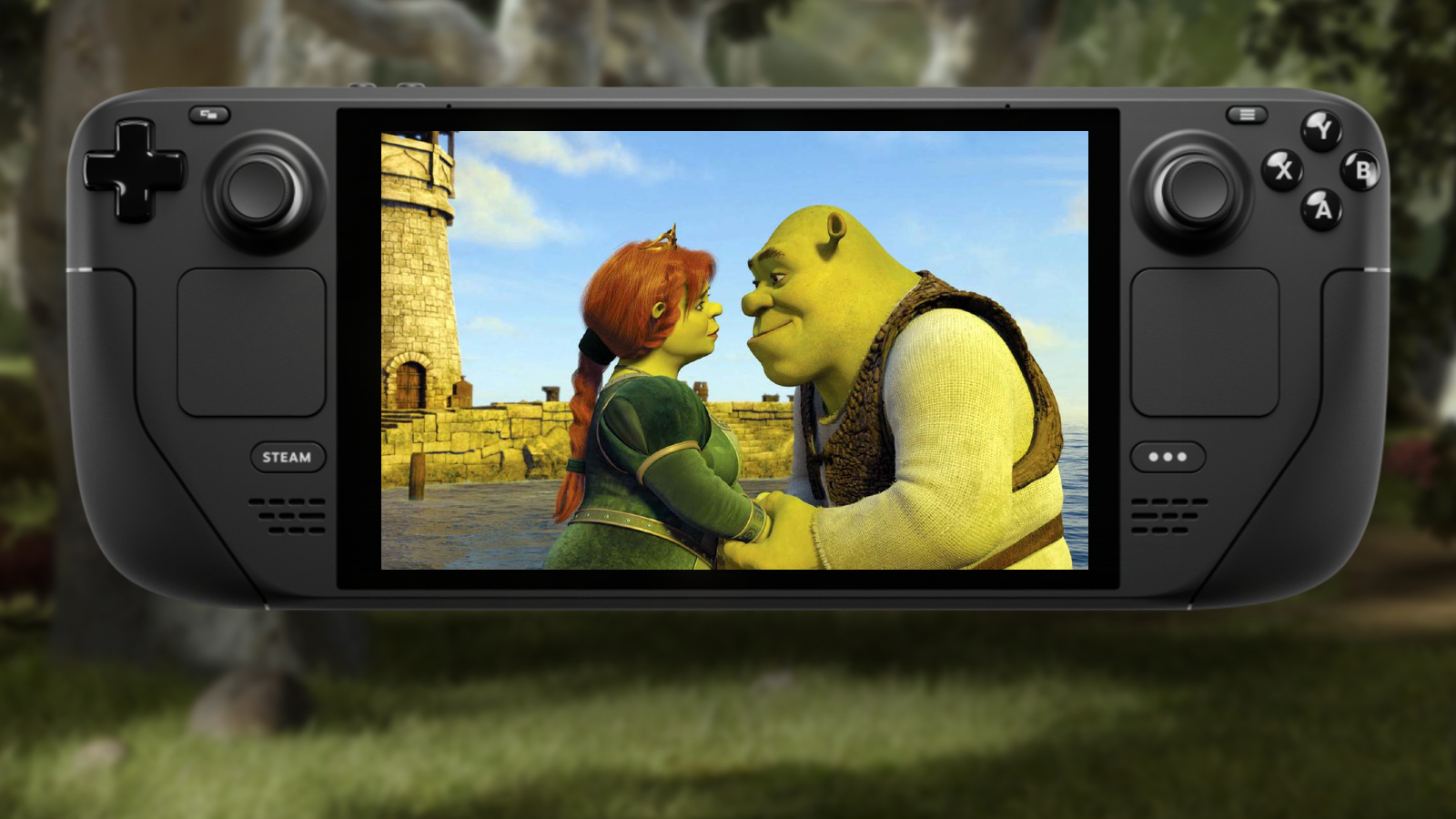 Телевизор шрек. Shrek on Nintendo DS.