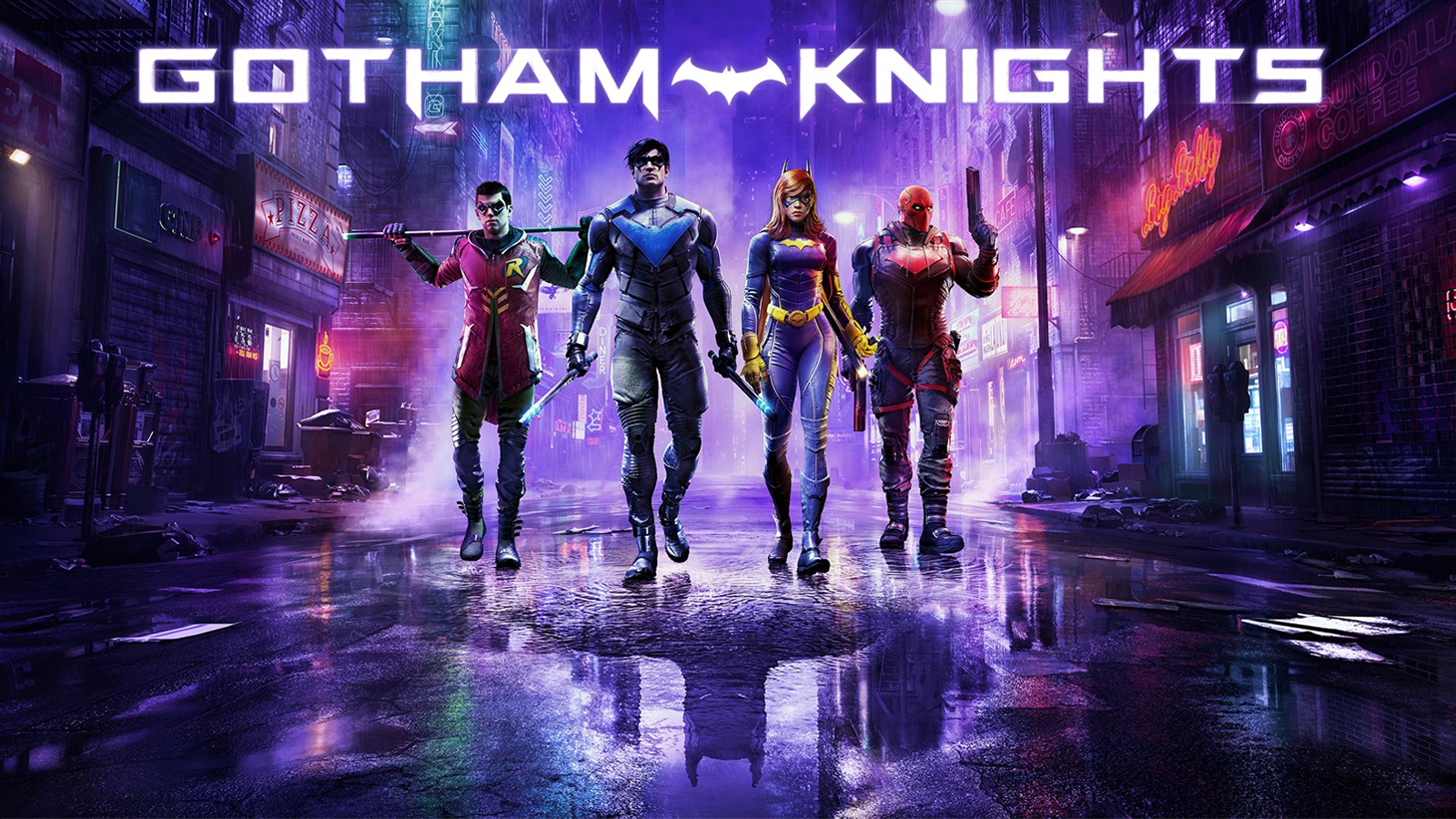 Και οι τέσσερις ήρωες στο Gotham Knights