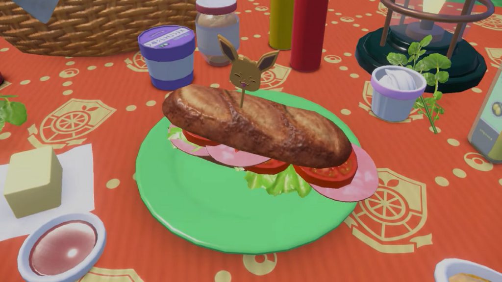 Pokemon piknik sandviç