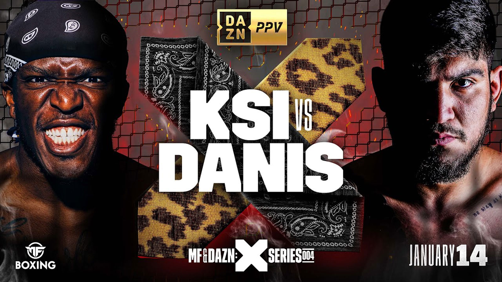 How to watch KSI vs Dillon Danis MF & DAZN: Series 004 event