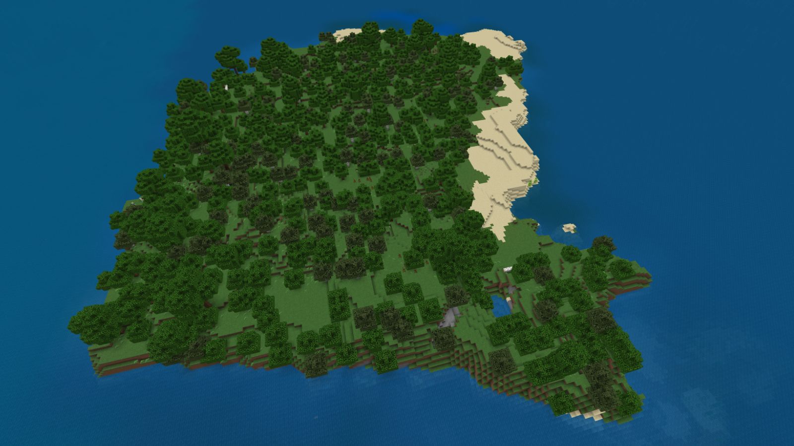 Una semilla de isla solitaria para Minecraft
