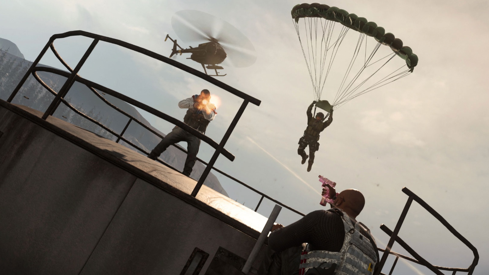 Warzone 2 dual-wield pistols are completely breaking parachutes