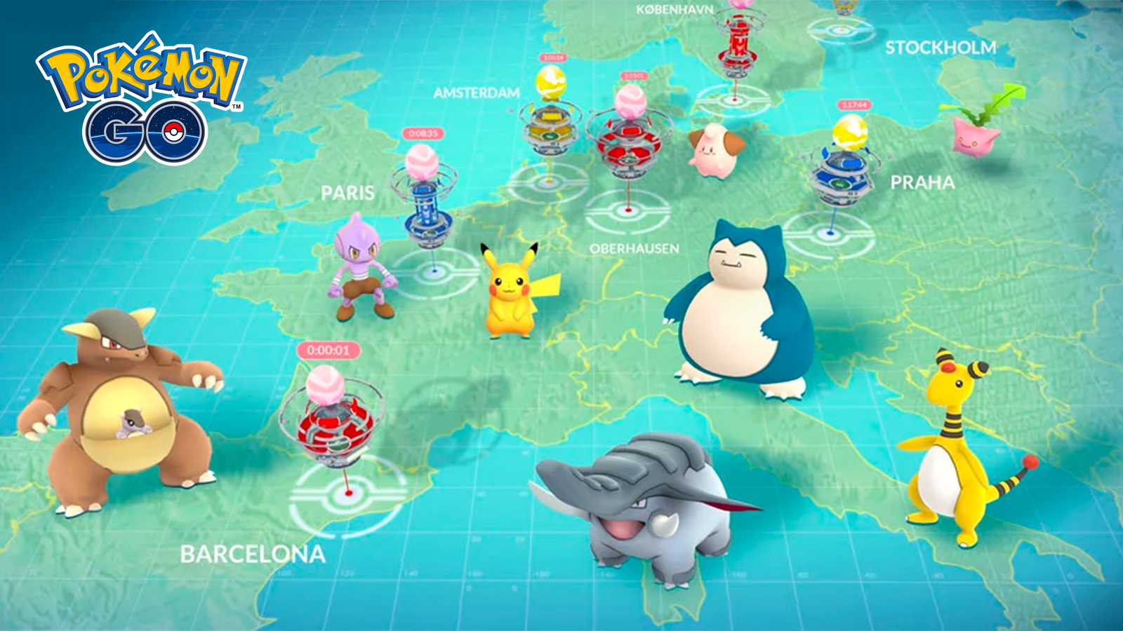Regionala exklusiva kartor i Pokemon Go