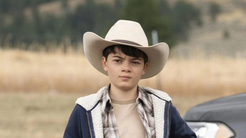 Brecken Merrill som Tate Dutton i Yellowstone