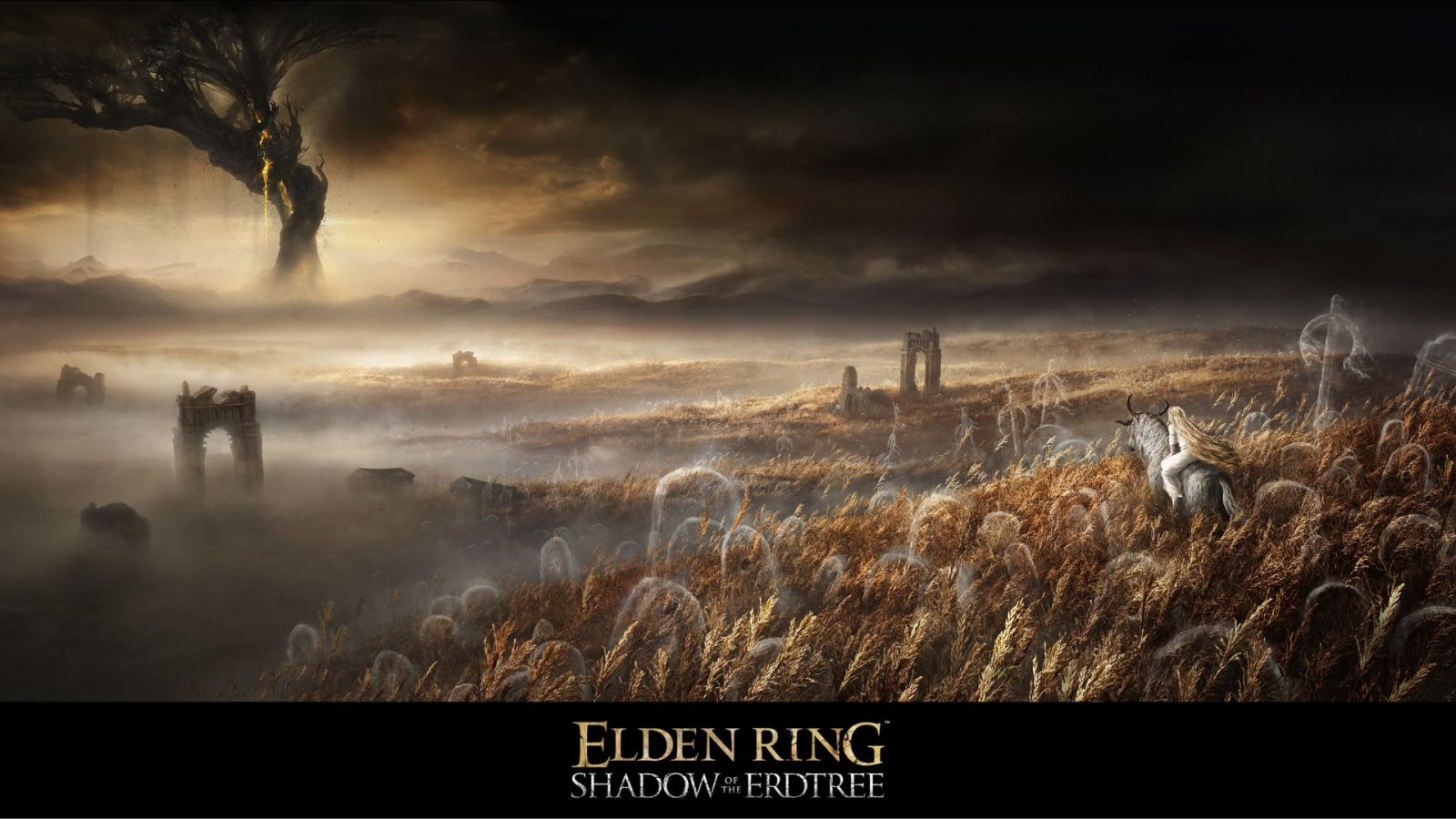 Erdtree Elden Ring DLC​​的官方藝術