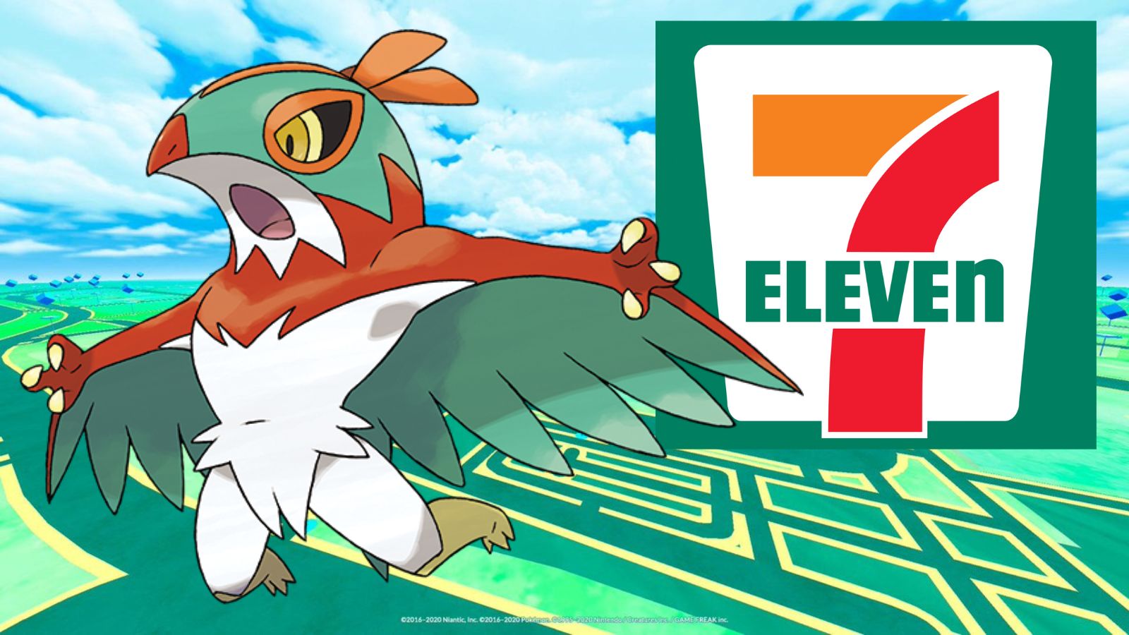 Hawlucha becomes mascot of 7-Eleven gas stations during Pokemon Go Rising Heroes event – Dexerto