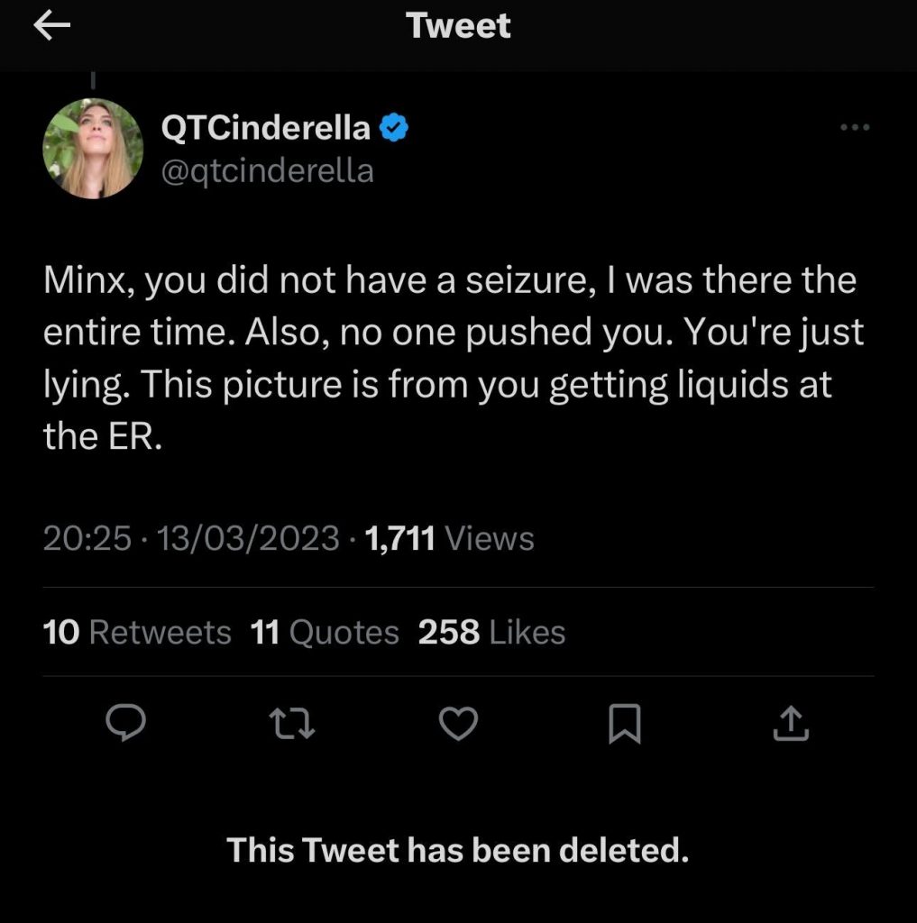 QTCinderella Calls Out Minx On Twitter For Streamer Awards 2023 - LEAKED  DMs - DRAMA Afterparty 