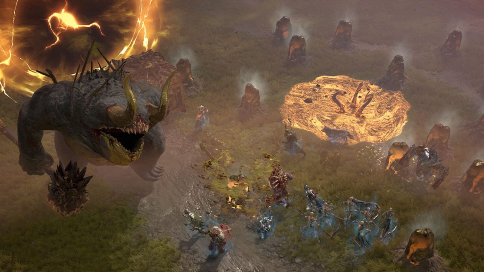 Trận chiến khổng lồ trong Diablo 4