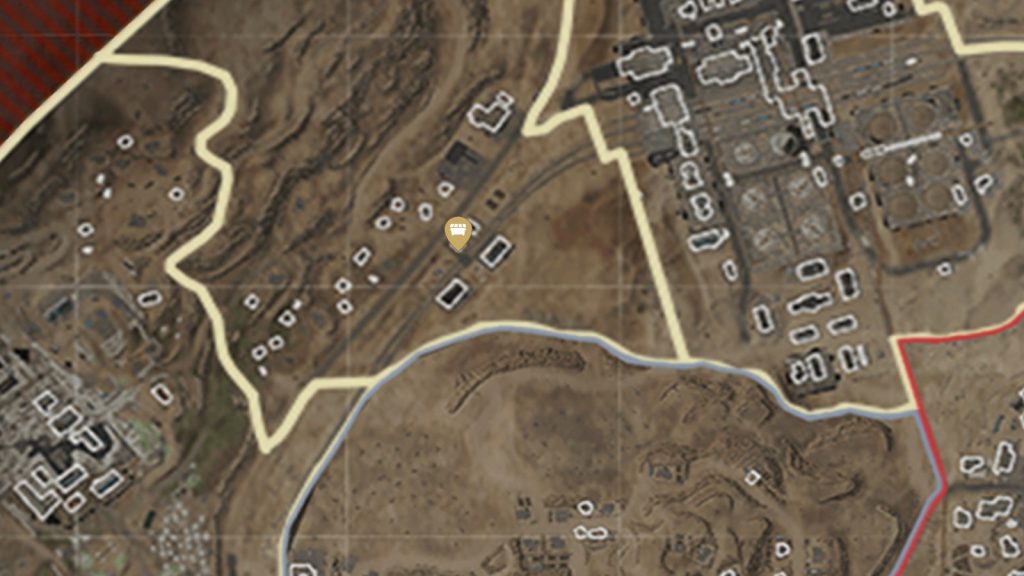 在Warzone 2中的Rohan Oil和Al-Safwa採石場之間。