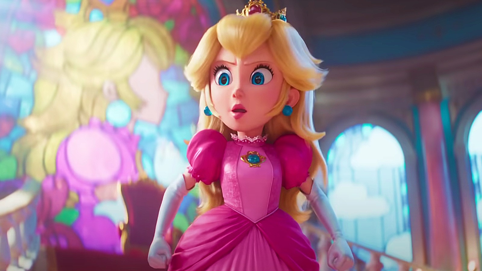 How old is Princess Peach in the Super Mario Bros movie? 