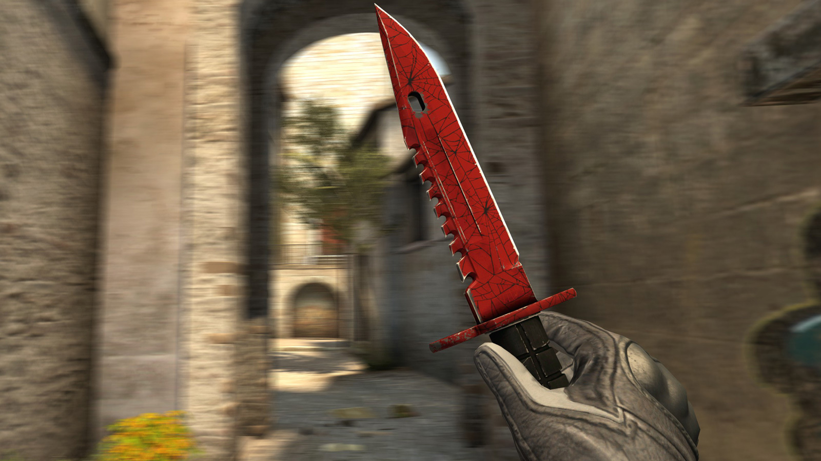 A Counter-Strike 2 player was stunned when a knife somehow caught fire