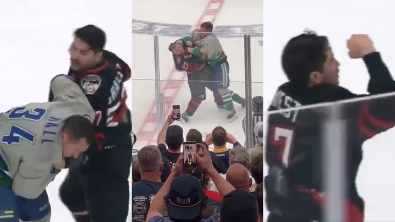 Firefighters KO cops as NYPD vs FDNY charity hockey game ends with