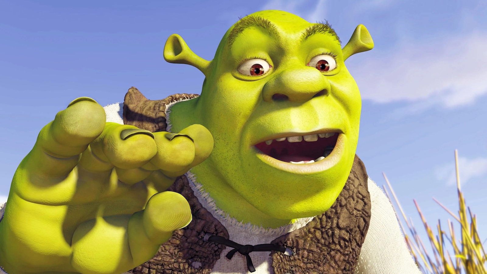 Fortfarande från den första Shrek -filmen