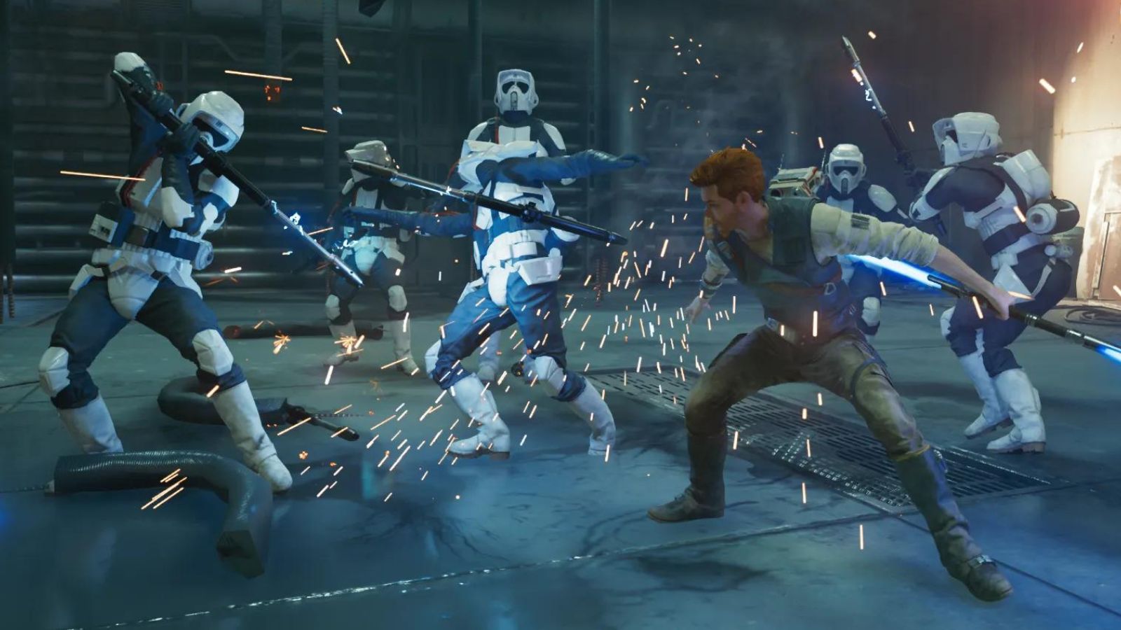 Twitch streamer takes coffee break during Stormtrooper fight in Star Wars Jedi: Survivor – Dexerto