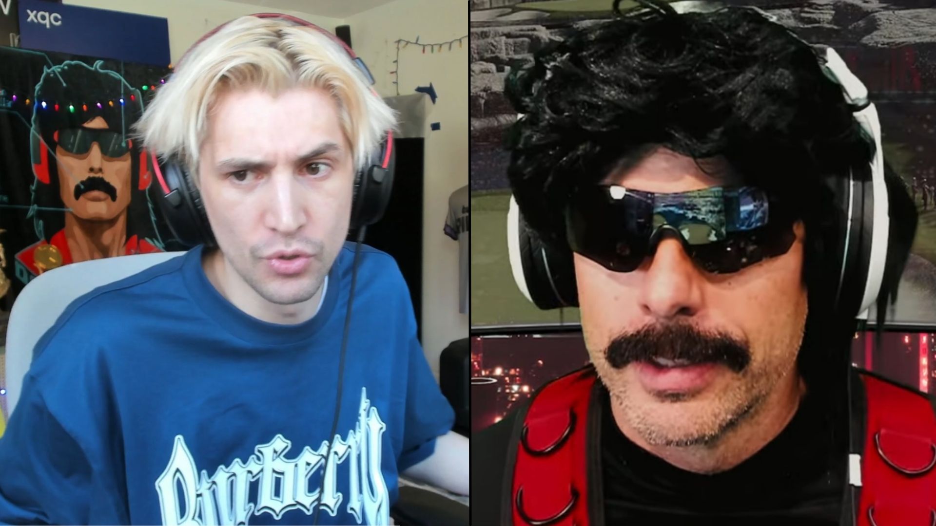 xQc responds to Dr Disrespect’s offer to meet at Lakers vs Warriors NBA