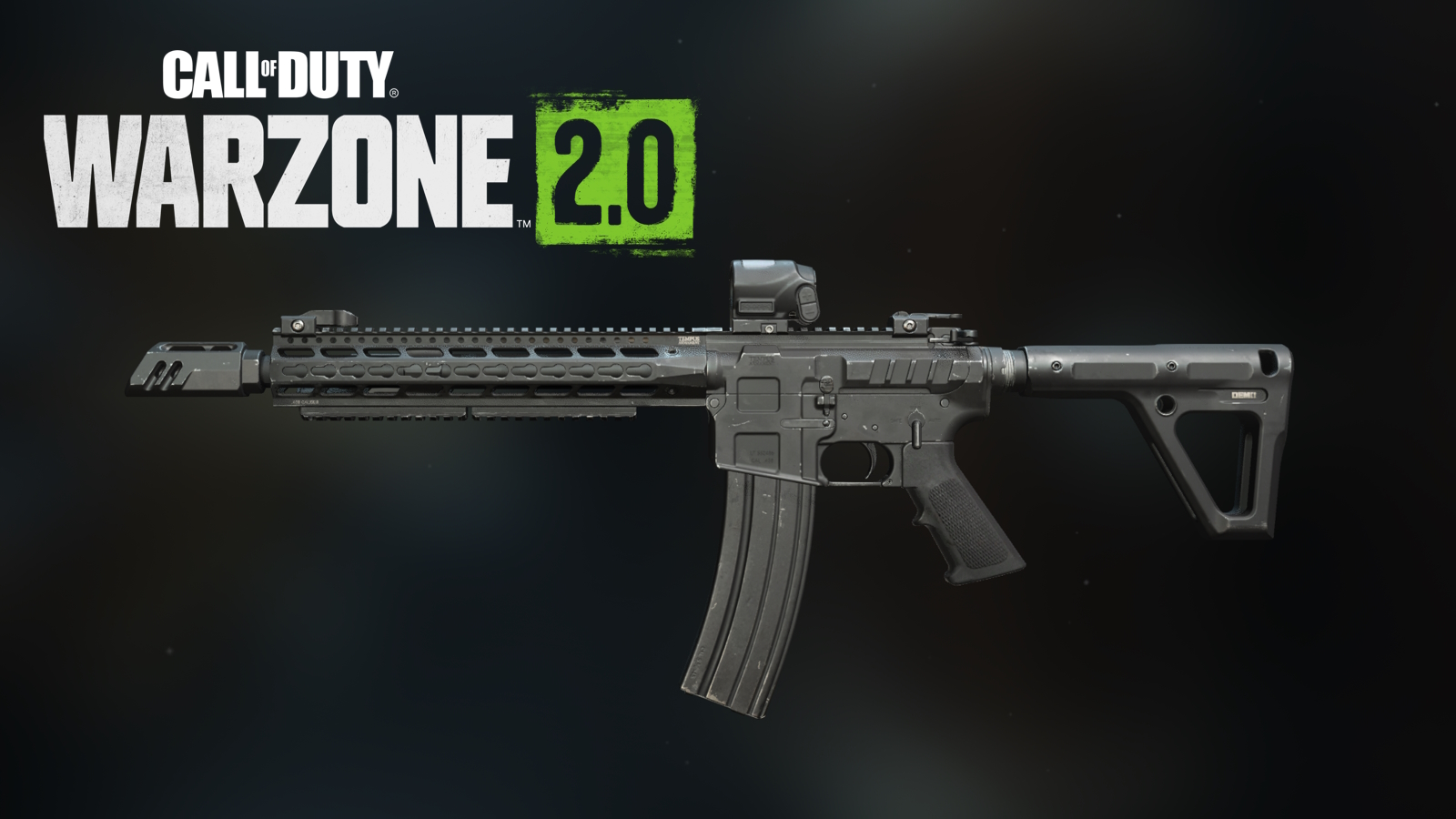 FTAC Recon met de beste uitlast met Call of Duty Warzone 2 -logo hierboven