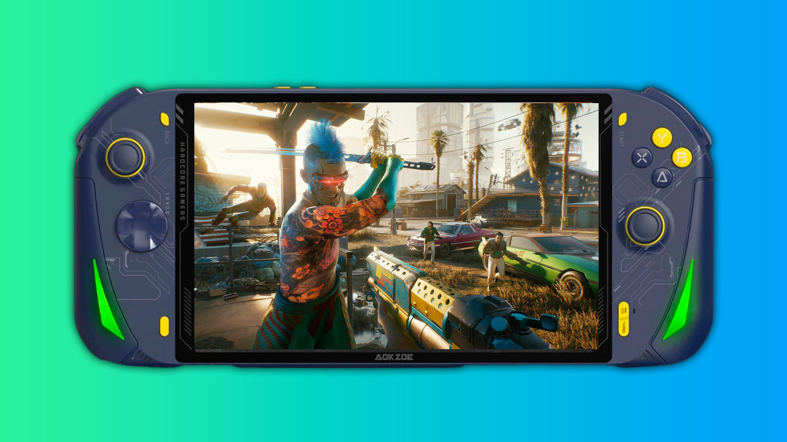 AOKZOE shows off the A1 Pro’s capabilities with Cyberpunk 2077 – Egaxo