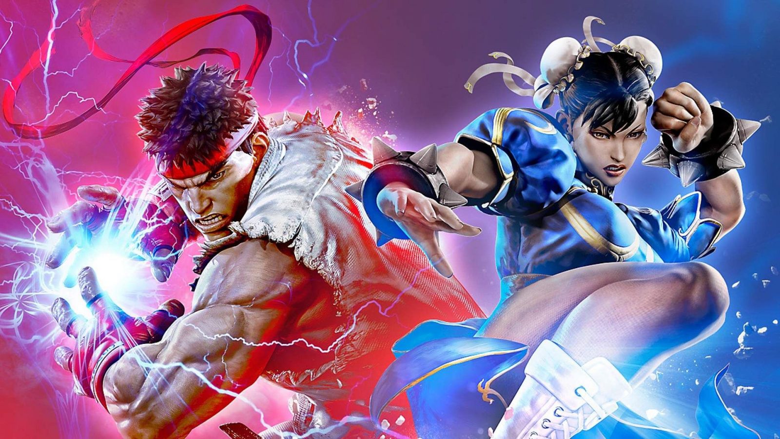 Street Fighter 6 произведения на изкуството с Ryu и Chun-Li