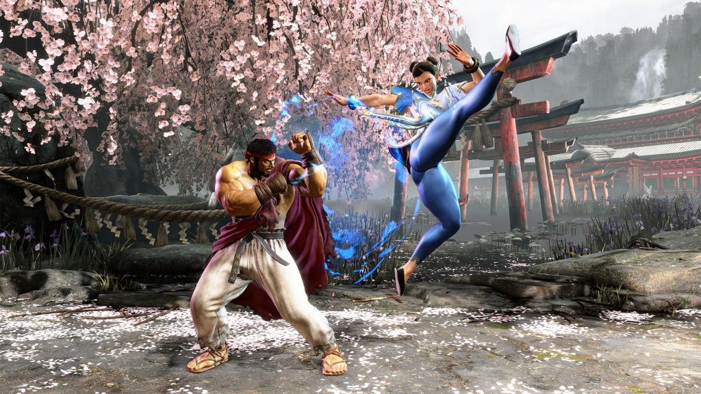 Ryu en Chun-Li vechten in Street Fighter 6