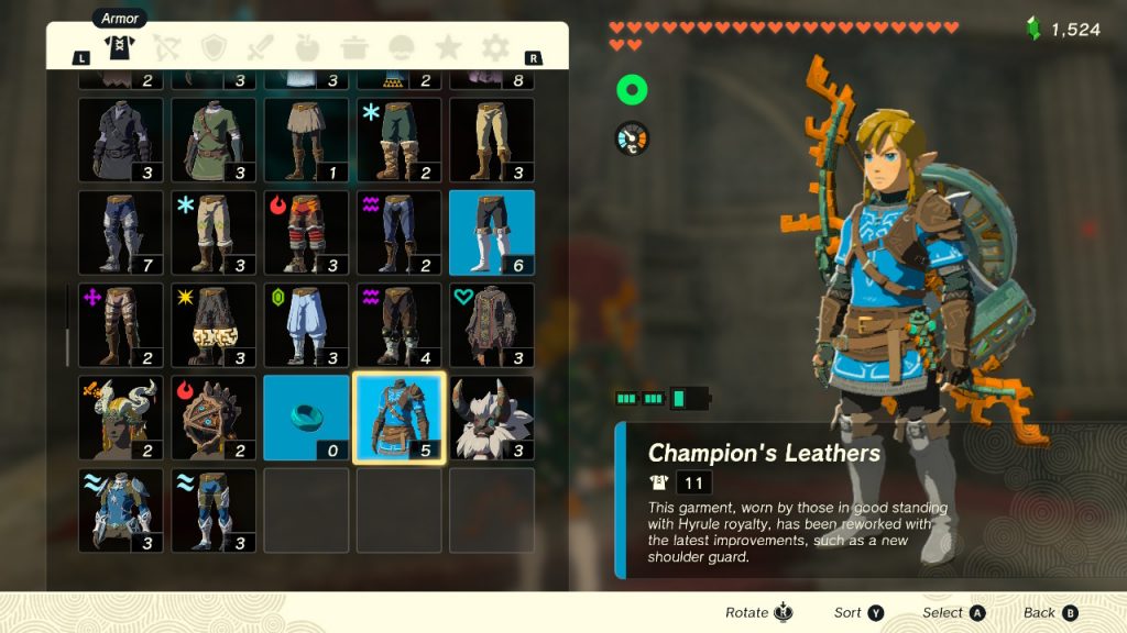 Champion's Tunic/Leathers location list in Zelda Tears of the Kingdom -  Polygon