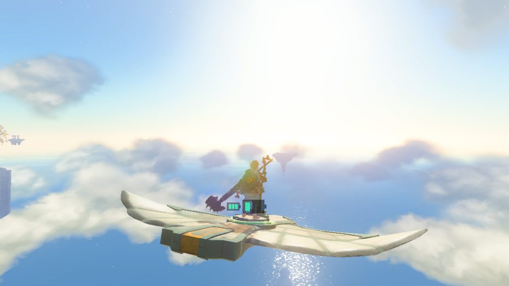 Link fliegt in Tränen des Königreichs