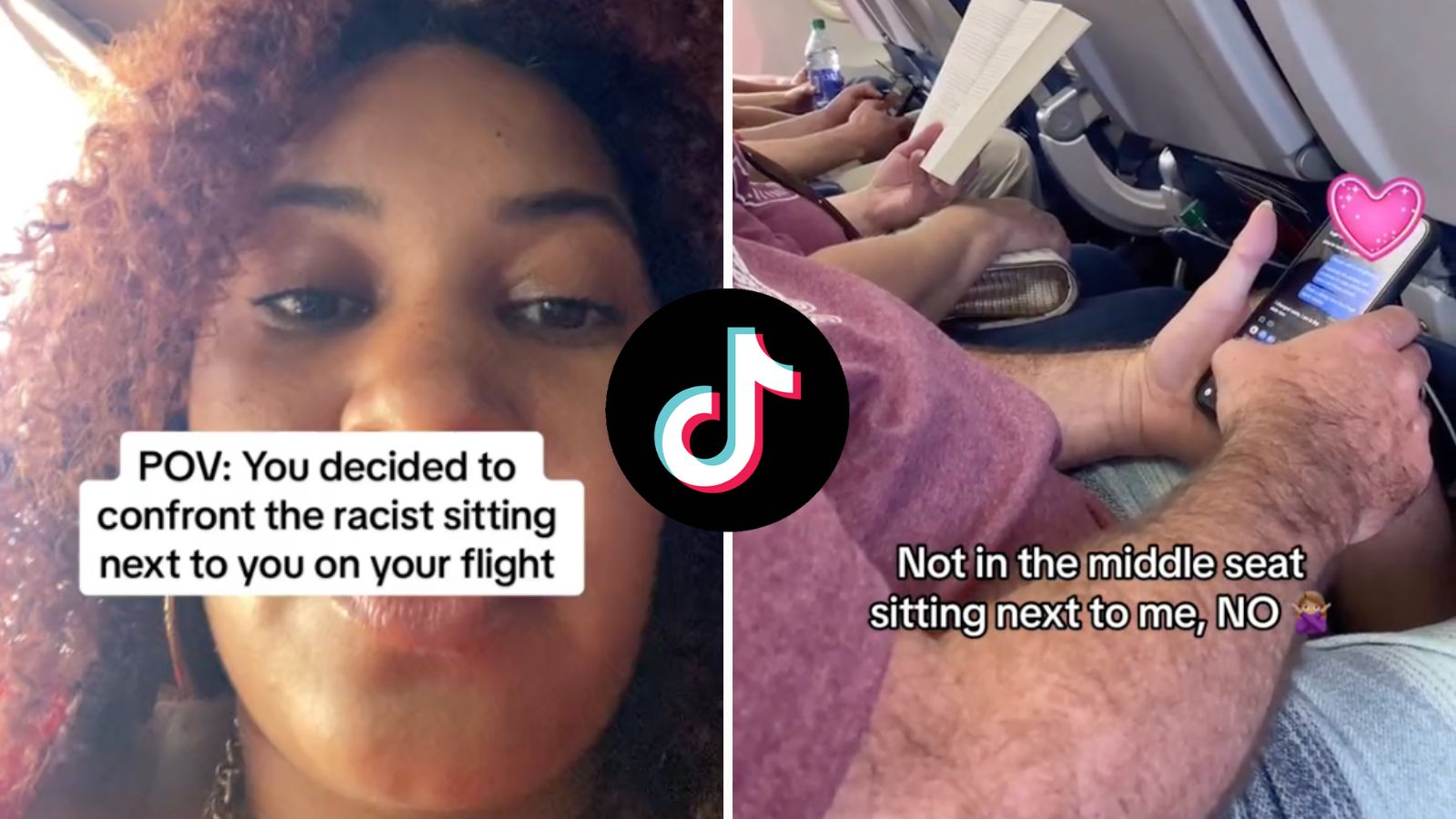 El encuentro de un pasajero de vuelo con un hombre racista se vuelve viral después de que lo ven enviándole un mensaje de texto