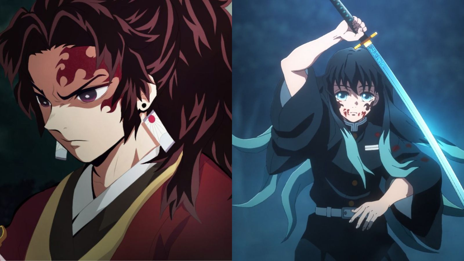 Demon Slayer Half-Faced Kokushibo Wallpapers - Anime Wallpapers