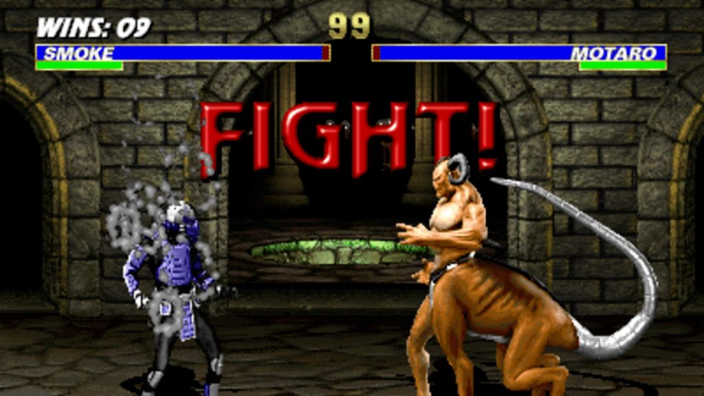 Røg vs Motaro i Ultimate Mortal Kombat 3