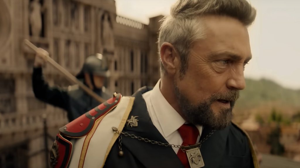 An image of Garp from Netflix's One Piece