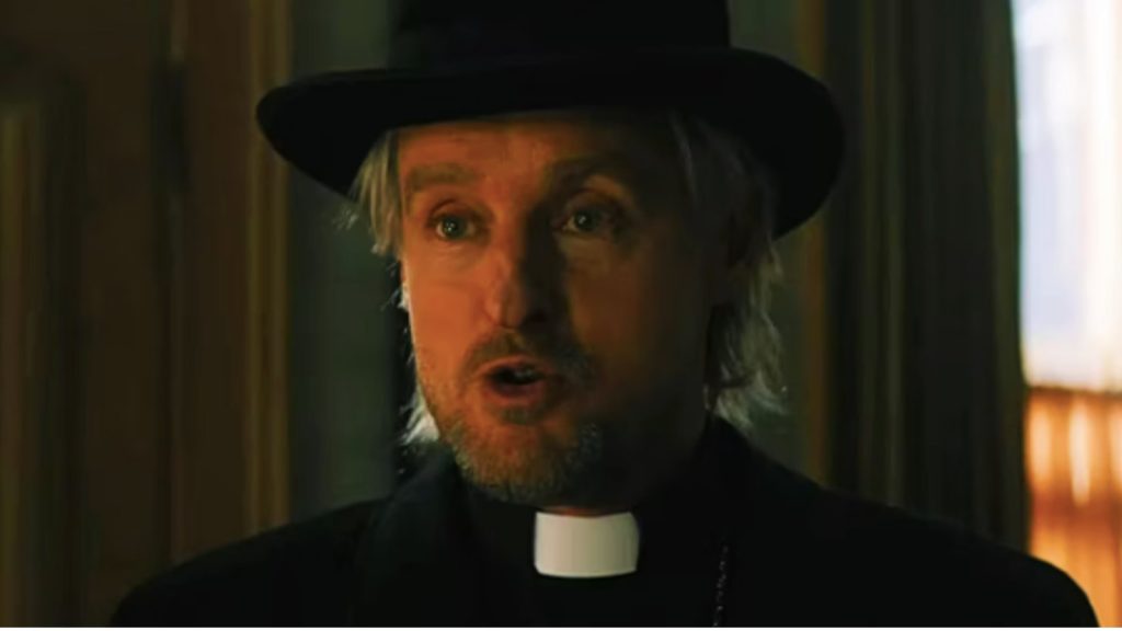 Owen Wilson come padre Kent in Haunted Mansion