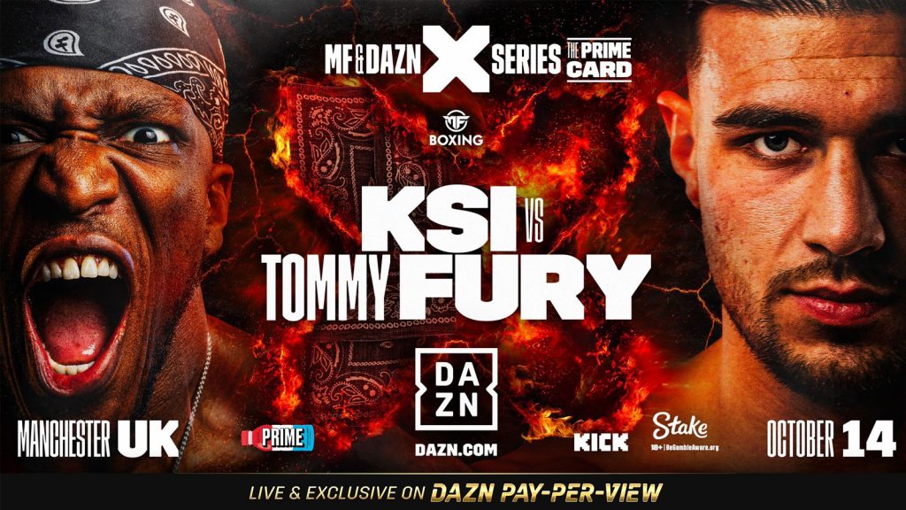 Ksi vs Tommy Fury Promo Image