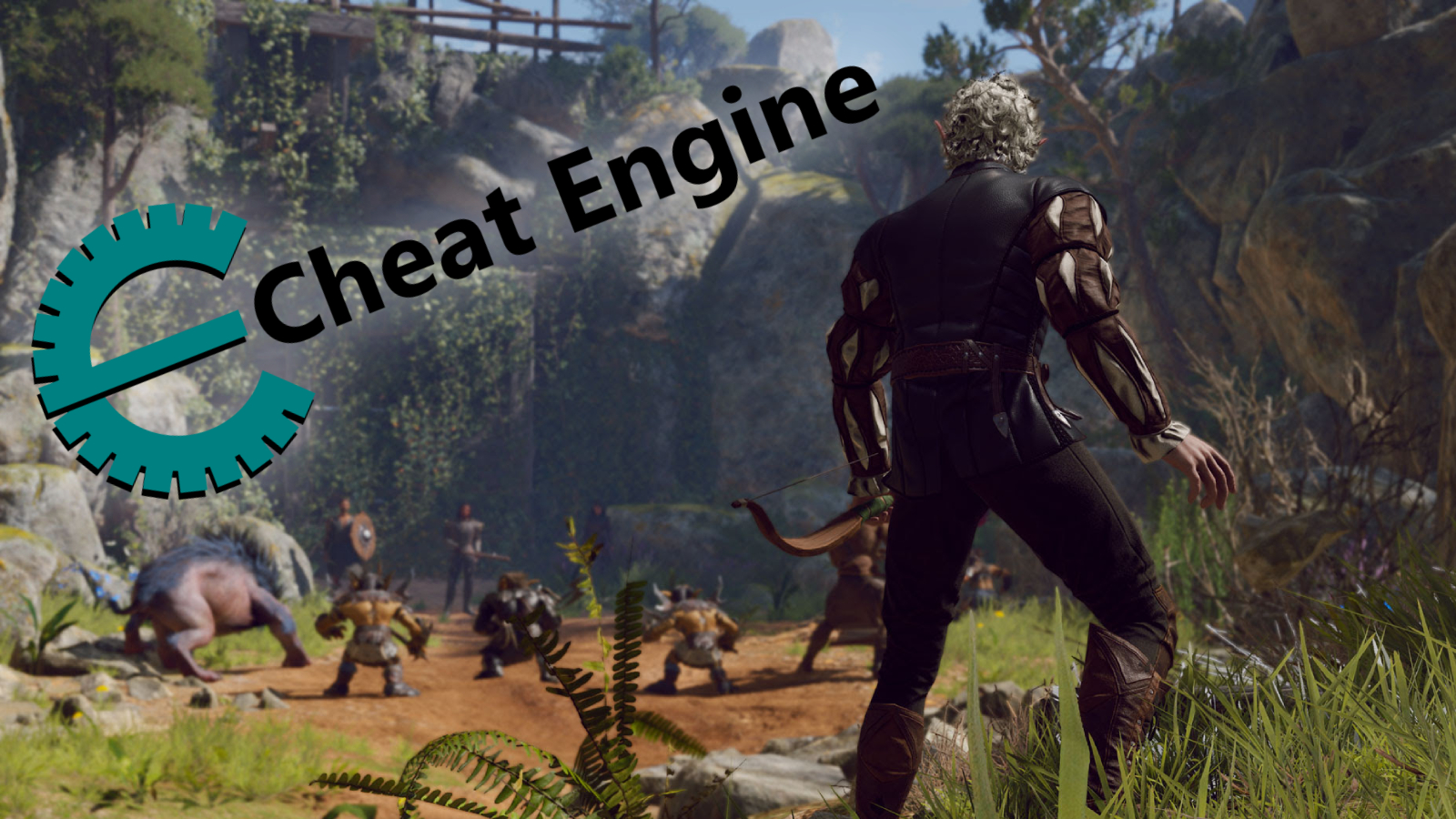 Baldurs Gate 3 Screenshot con logo cheat Engine