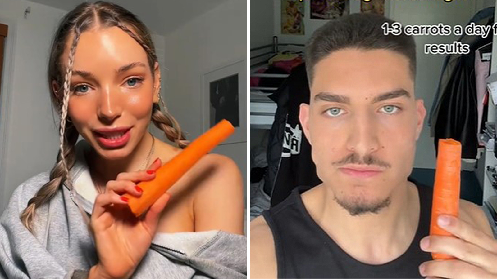 Does TikTok’s ‘carrot tanning’ trend actually work? Health expert