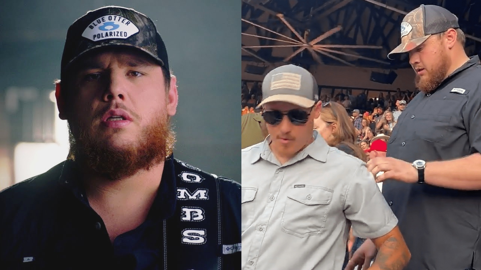 Luke Combs “fooled” by viral lookalike at his own concert Dexerto