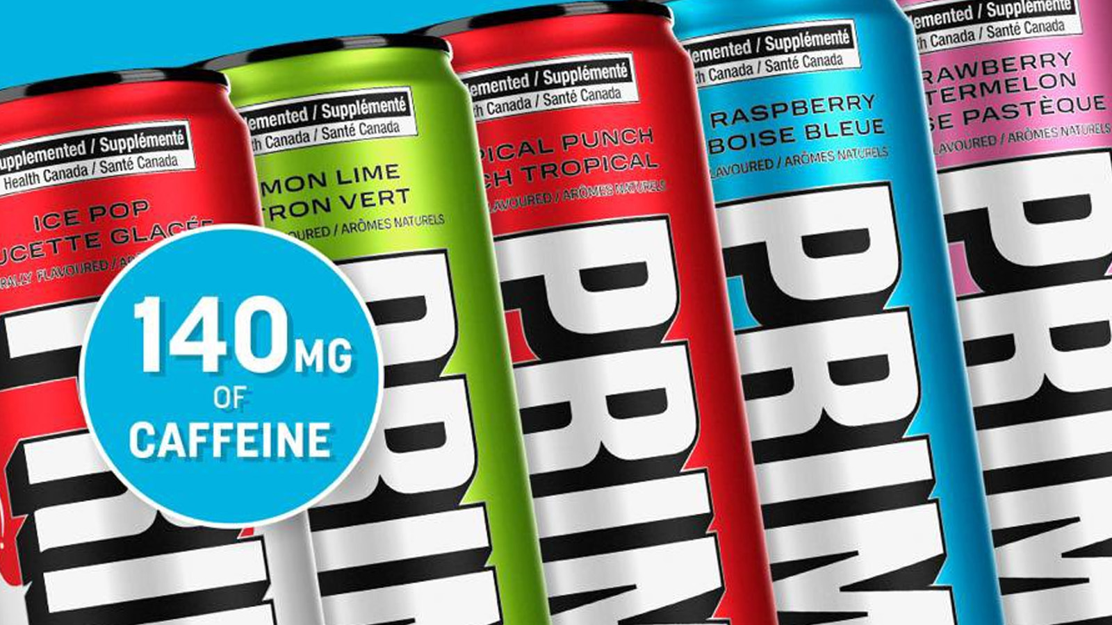 Prime Energy launches in Canada with 140mg caffeine just weeks after recall