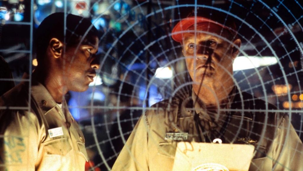 Denzel Washington e Gene Hackman in Crimson Tide