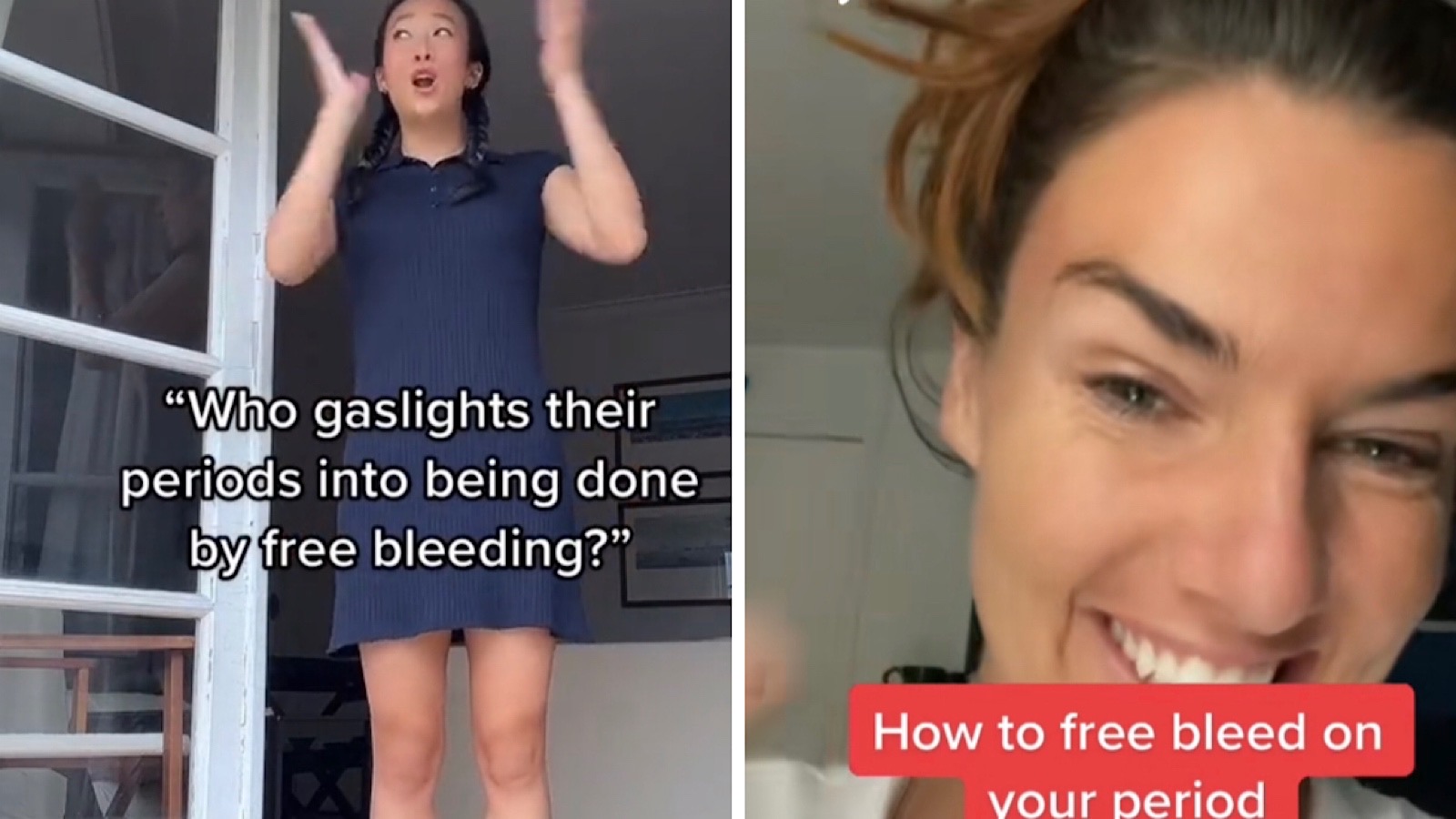 What is “free-bleeding” on TikTok? Why people are ditching pads