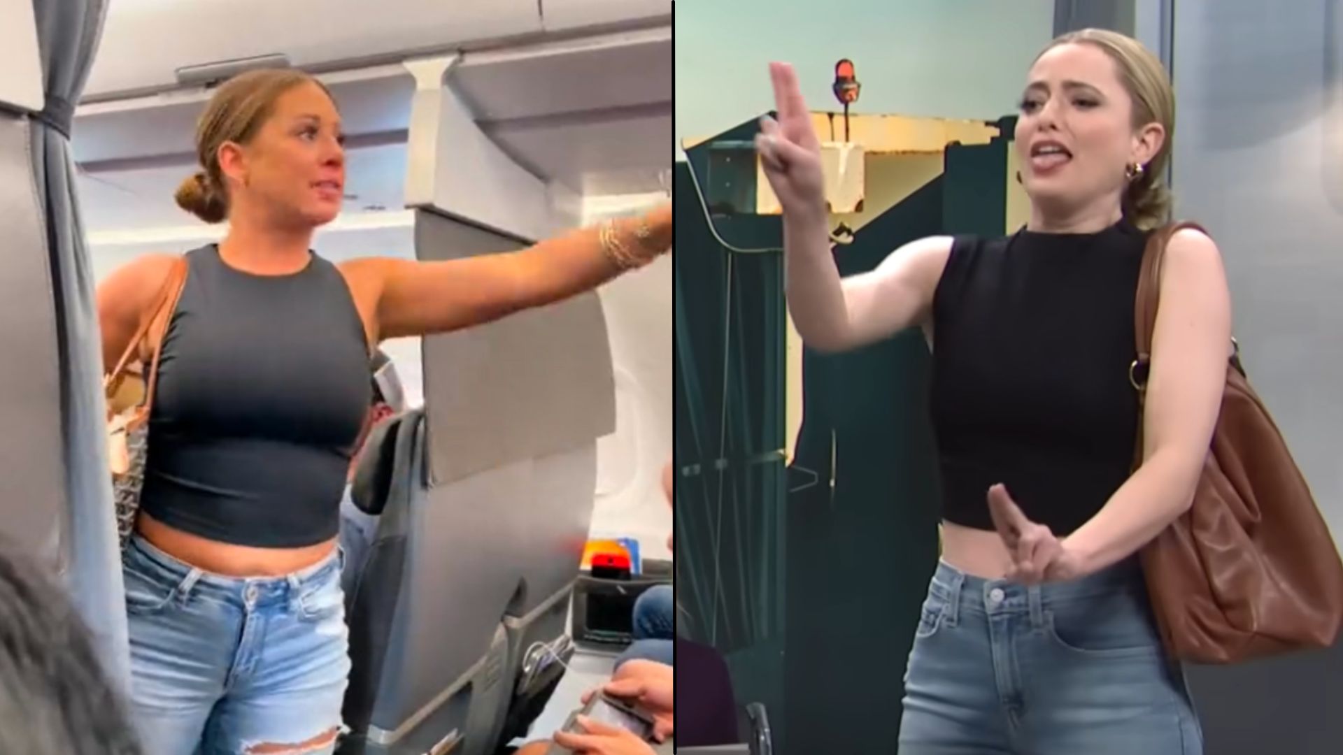 Viral “not real” plane woman responds to SNL skit mocking her