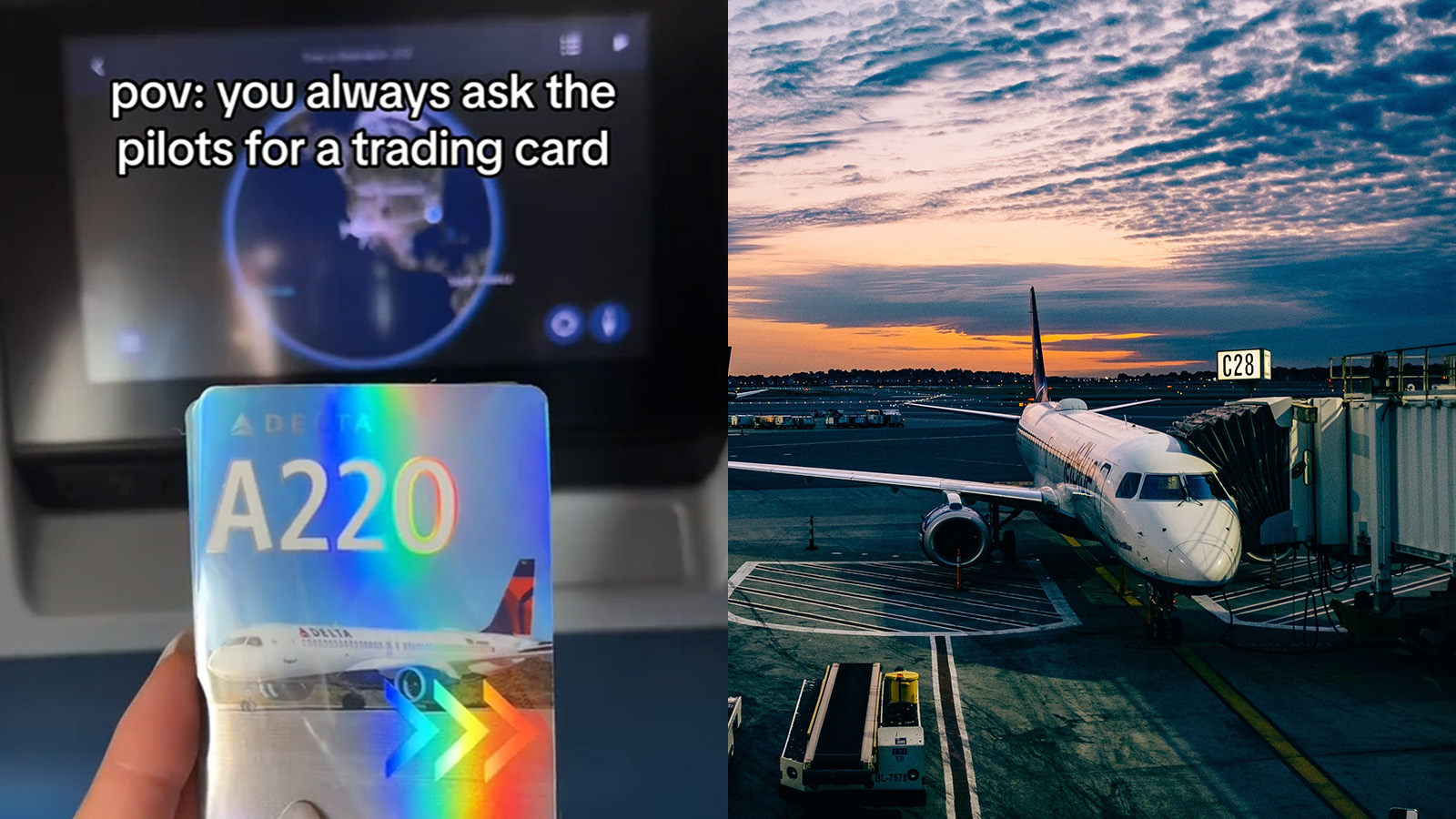 What are Delta Airlines Trading Cards? Viral TikTok trend explained