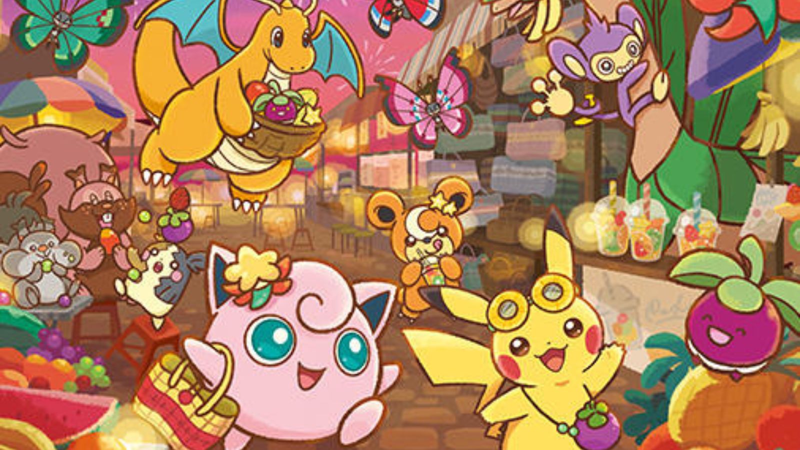 2021 New Classic Anime Pokemon Center House Pikachu Mewtwo