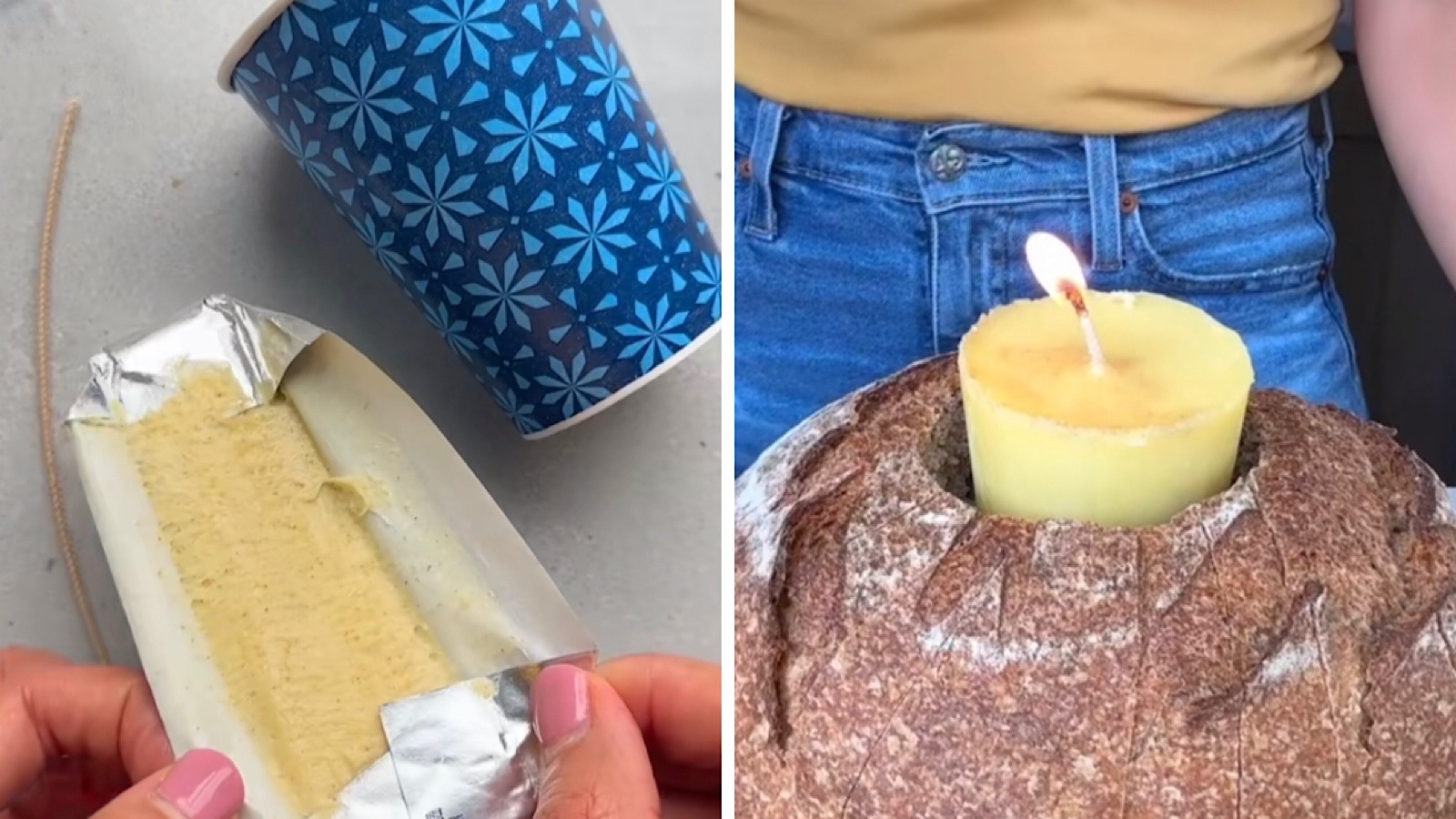 How to Make a Butter Candle